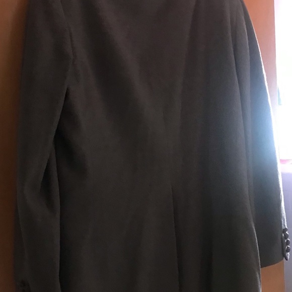 Man’s Sport Coat Camel Hair Grey-Brown Large Fabric Scotland Made USA Orig Owner - Picture 7 of 16